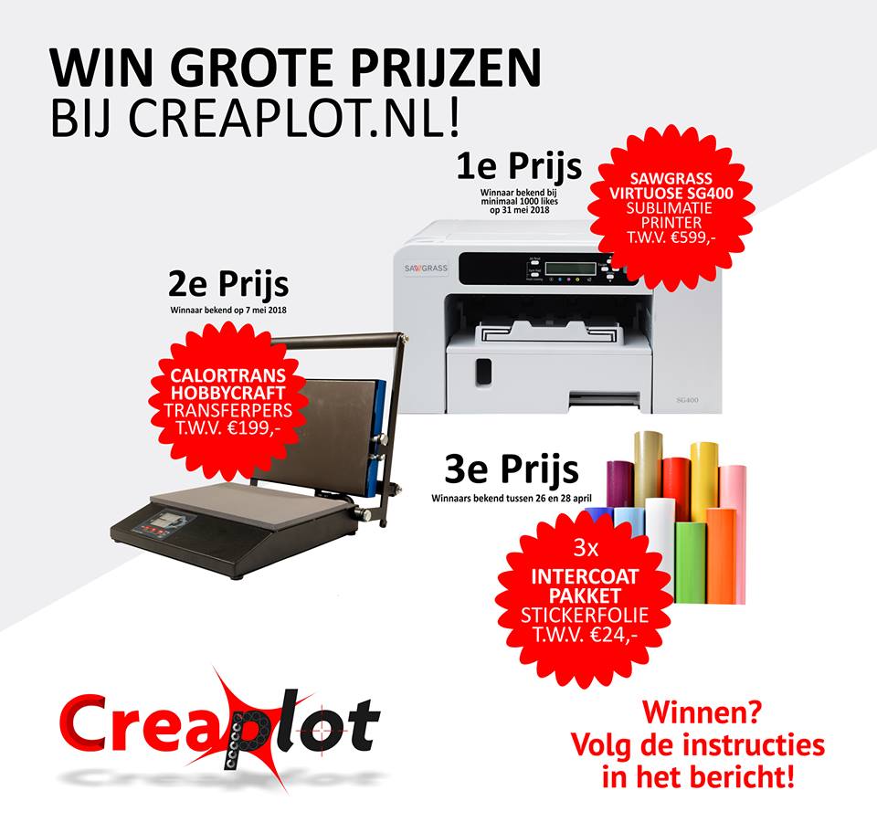 Lees meer over het artikel Tip – Mega win actie bij Creaplot – Prijzenpot ter waarde van bijna €900,-!!!