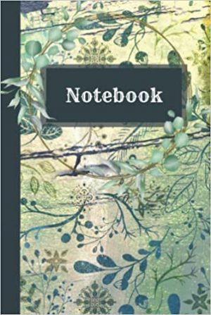 Botanical green Leaf Notebook