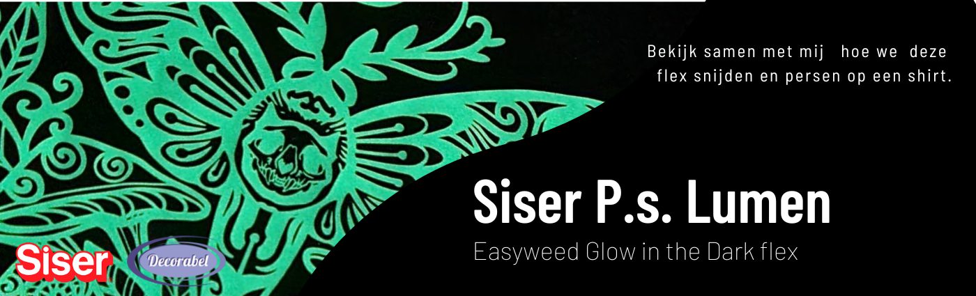 Je bekijkt nu Siser P.s. Lumen – Easyweed Glow in the Dark flex snijden